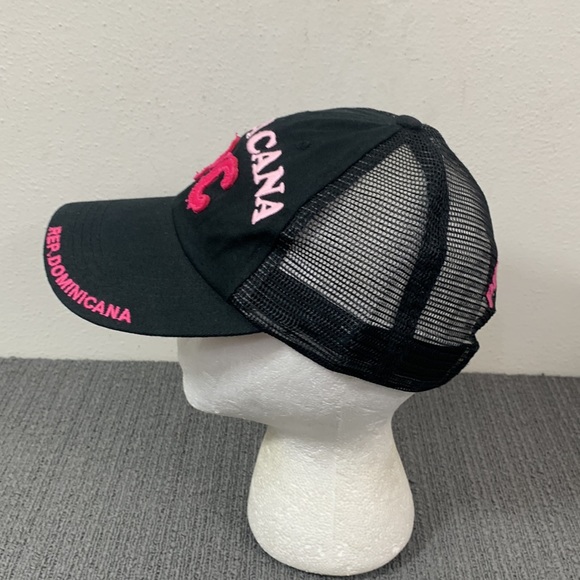 Punta Cana Republica Dominicana Trucker hat Womens OSFA Black Mesh Back Cap - Picture 6 of 12